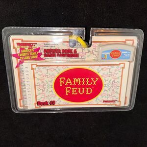 Vintage Family Feud #3 Answer Book & Game Cartridge Tiger 1997 – NEW Sealed!